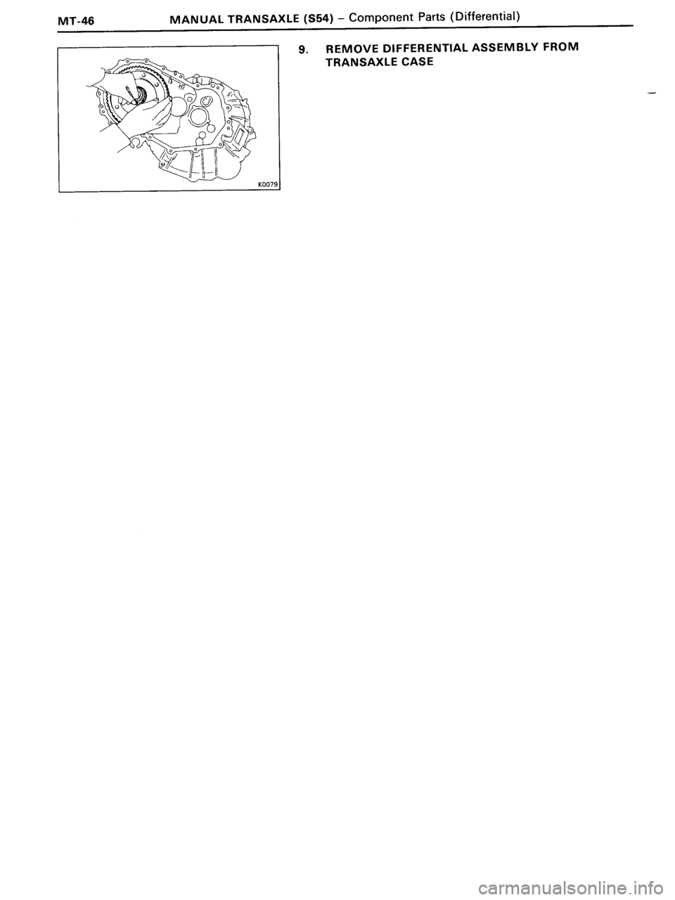 TOYOTA MR-2 1991  Factory Repair Manual 