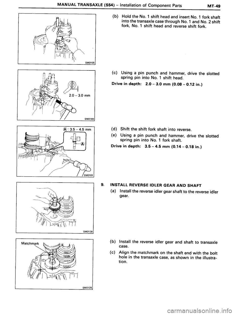 TOYOTA MR-2 1991  Factory Repair Manual 