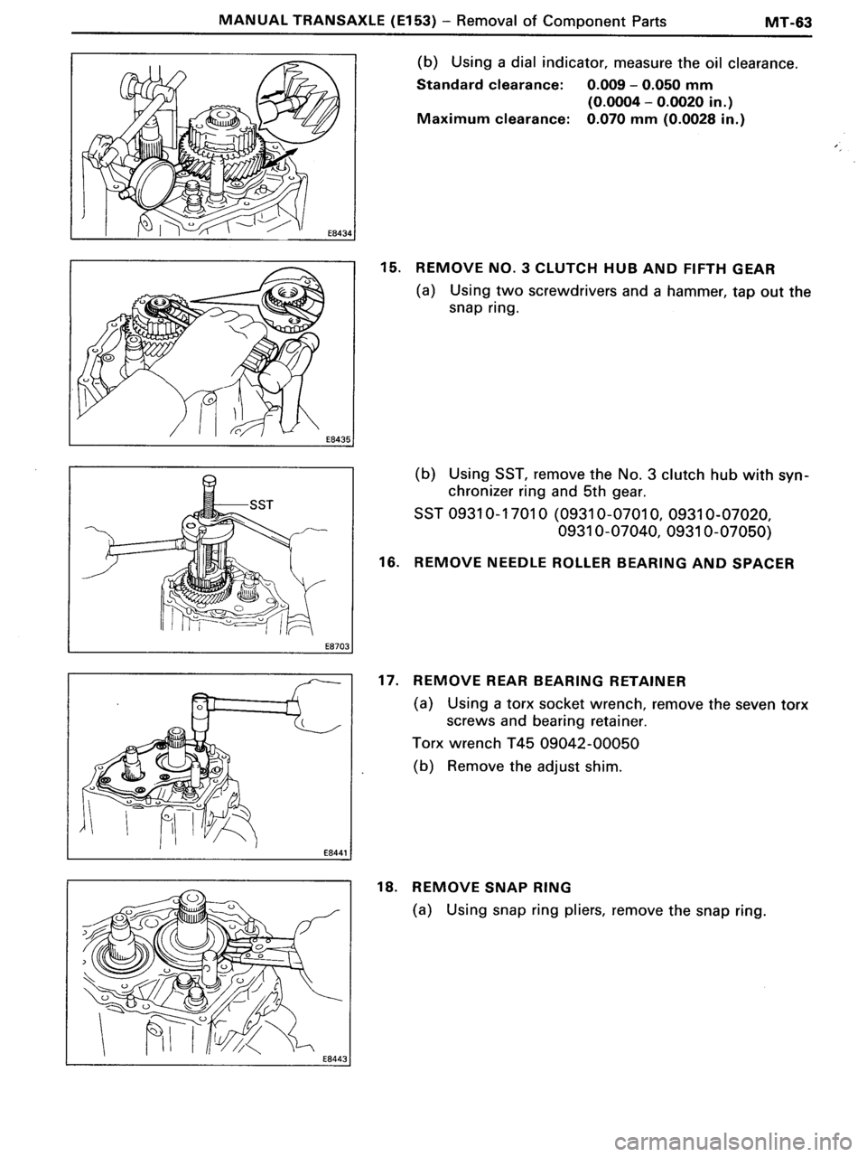TOYOTA MR-2 1991  Factory Repair Manual 