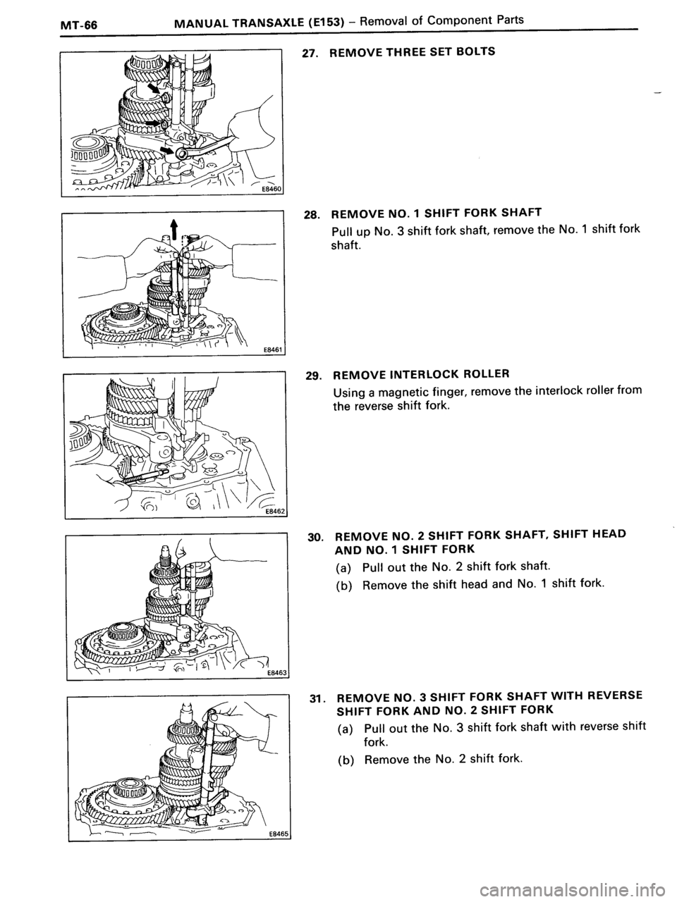 TOYOTA MR-2 1991  Factory Repair Manual 