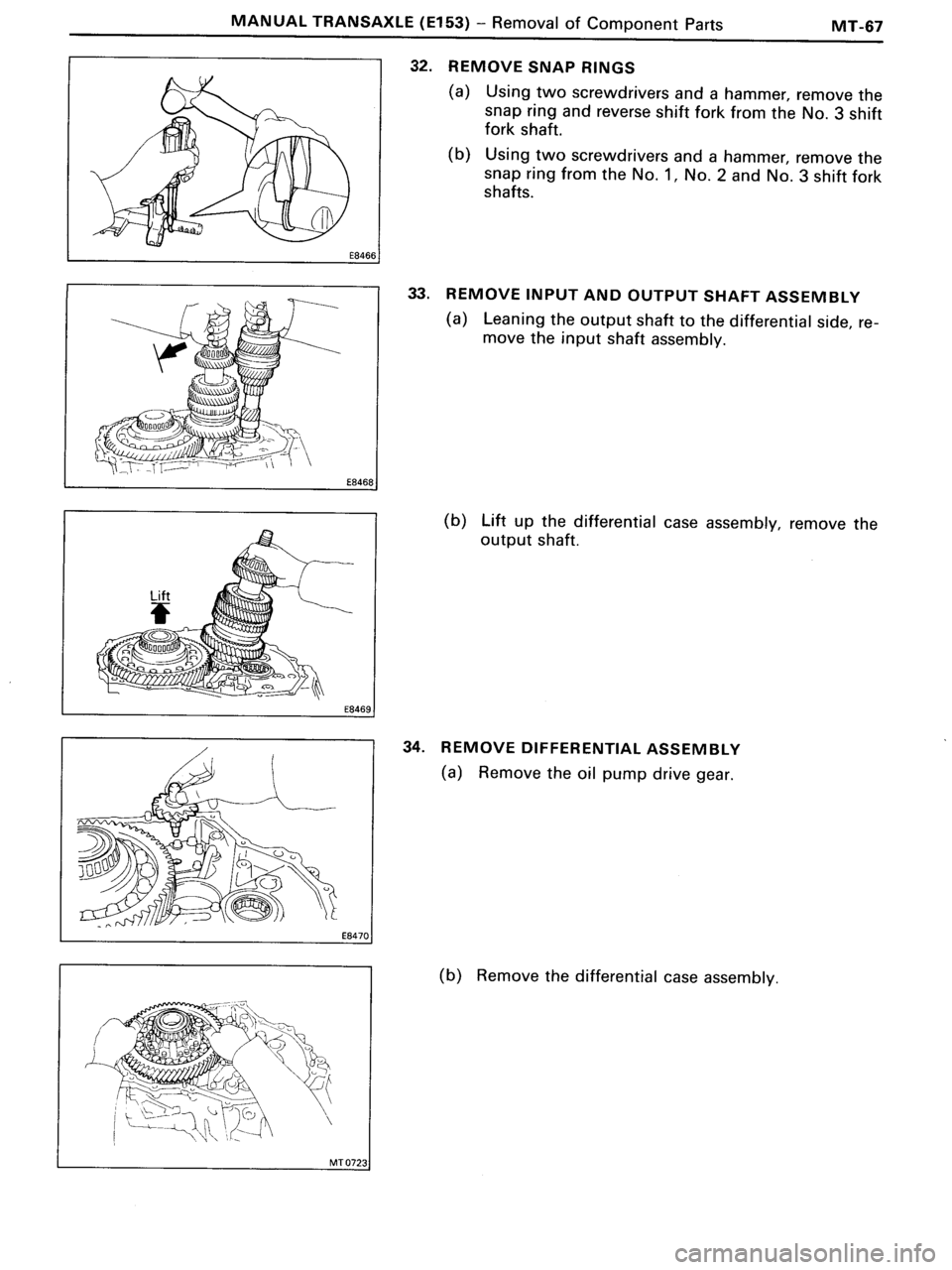 TOYOTA MR-2 1991  Factory Repair Manual 
