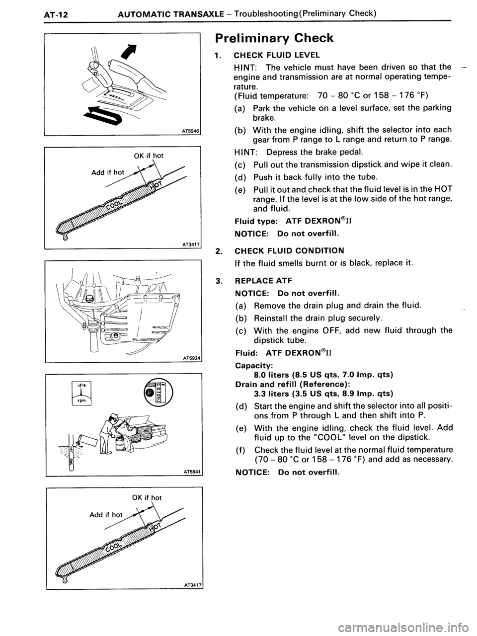 TOYOTA MR-2 1991  Factory Repair Manual 