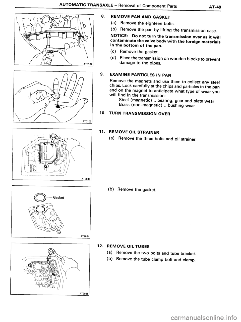 TOYOTA MR-2 1991  Factory Repair Manual 