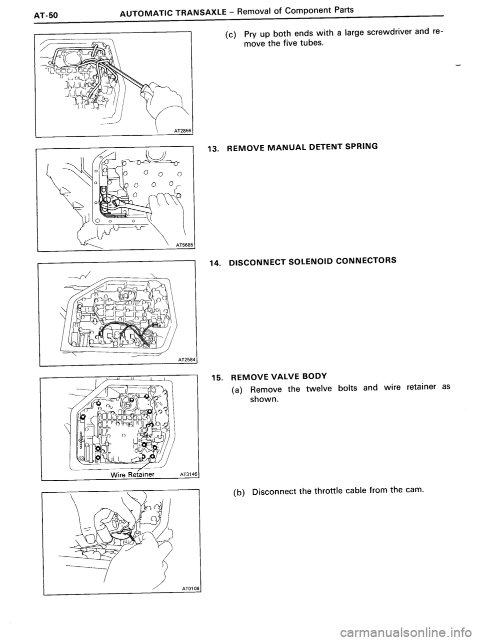 TOYOTA MR-2 1991  Factory Repair Manual 
