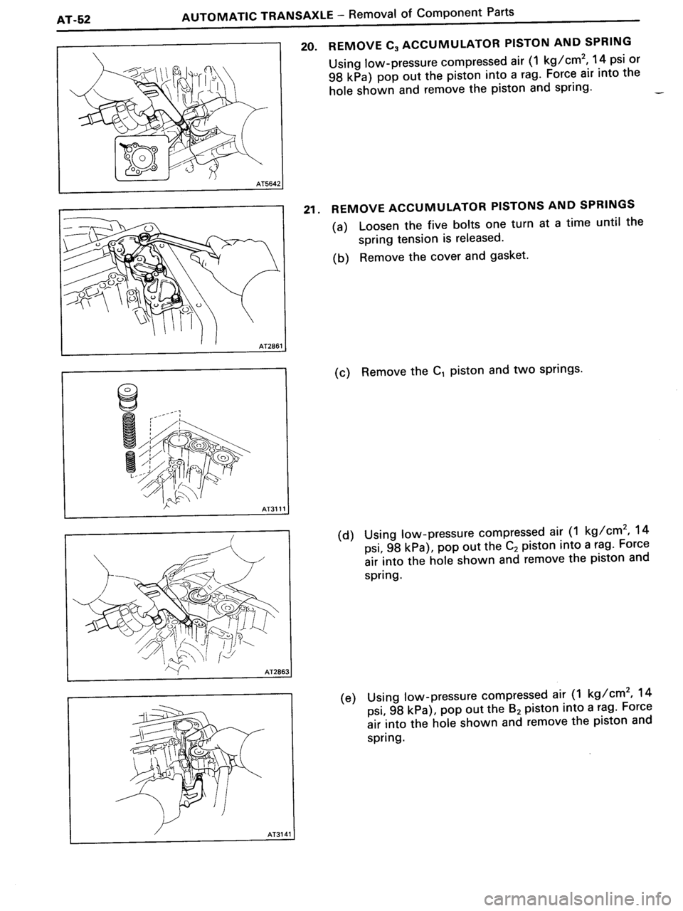 TOYOTA MR-2 1991  Factory Repair Manual 