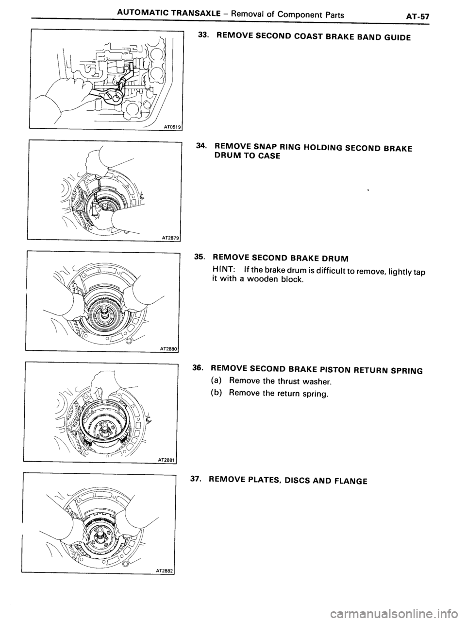 TOYOTA MR-2 1991  Factory Repair Manual 
