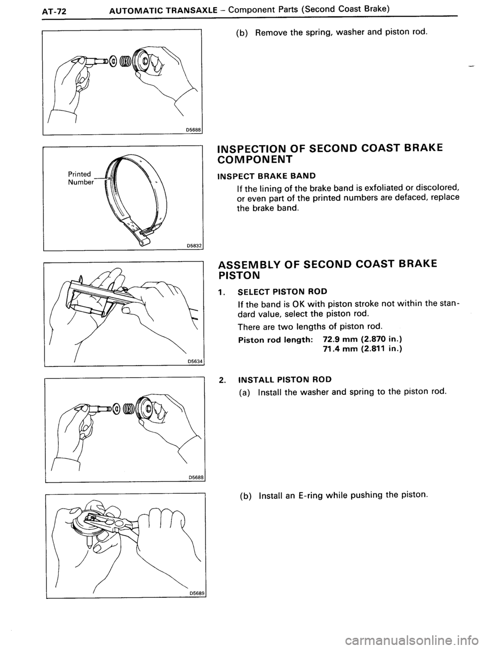 TOYOTA MR-2 1991  Factory Repair Manual 