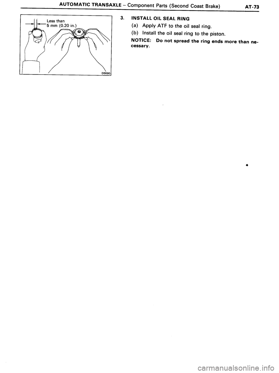 TOYOTA MR-2 1991  Factory Repair Manual 