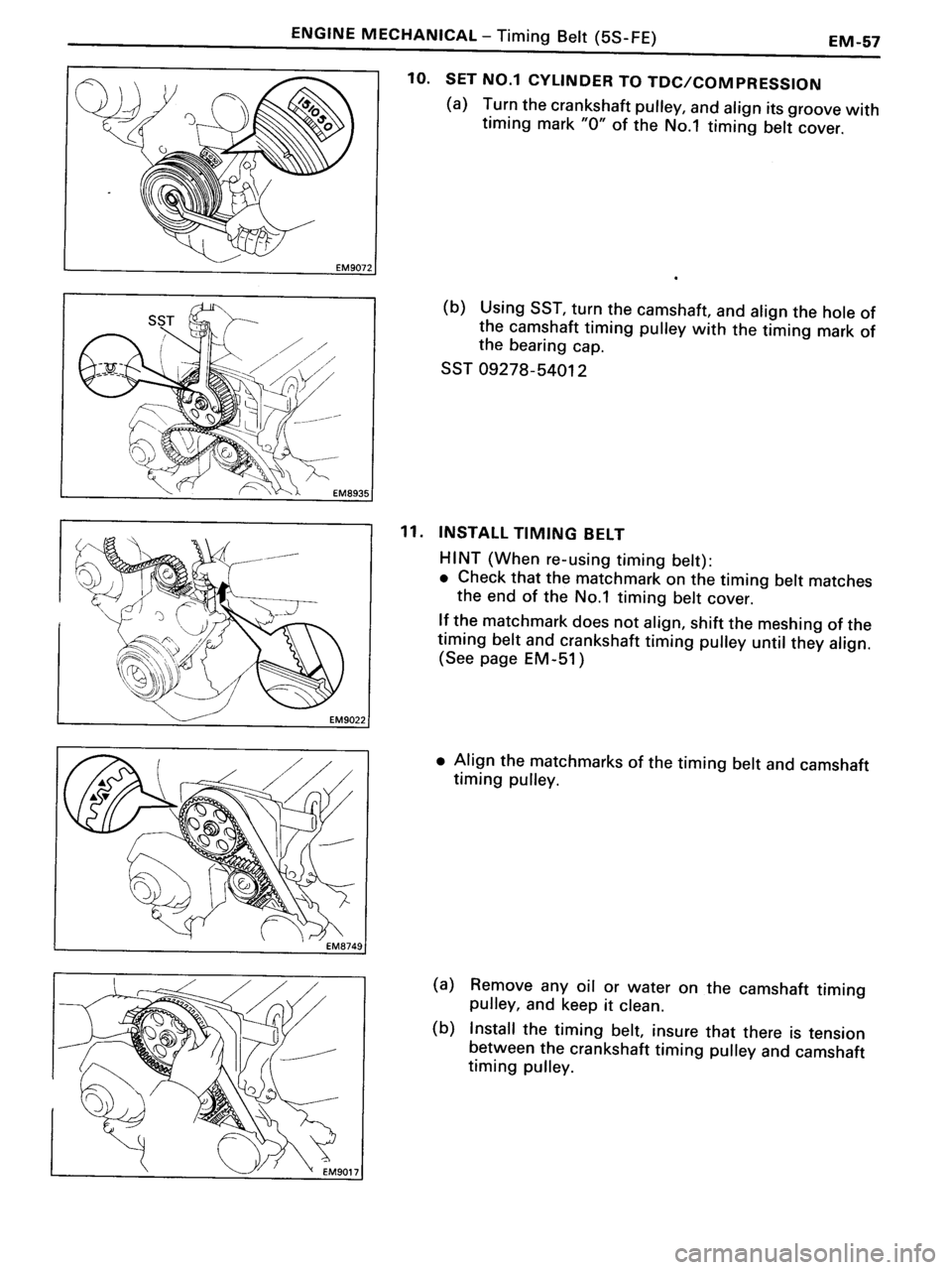 TOYOTA MR-2 1991  Factory Repair Manual 