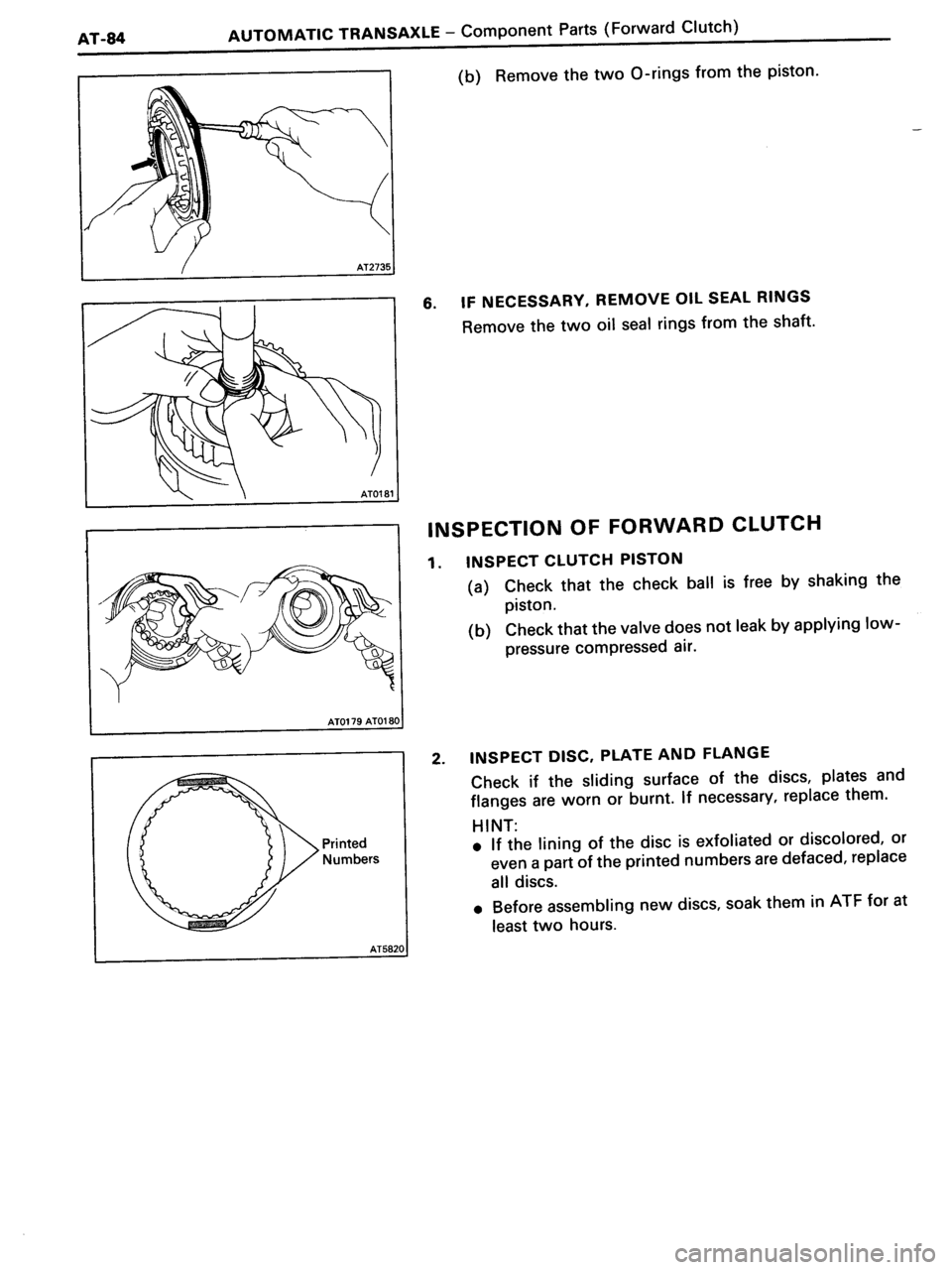 TOYOTA MR-2 1991  Factory Repair Manual 