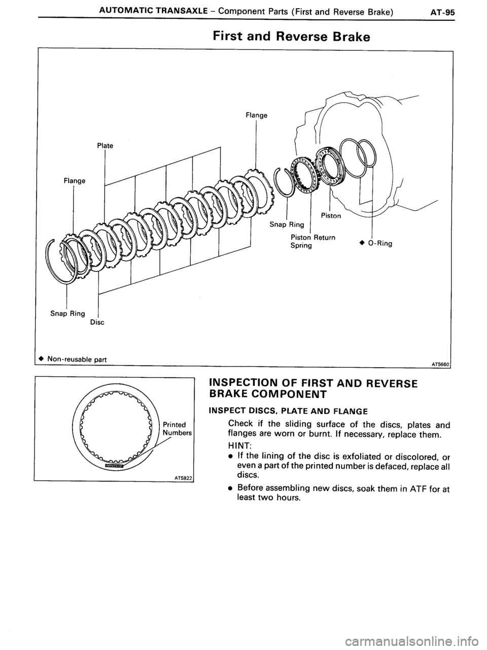 TOYOTA MR-2 1991  Factory Repair Manual 