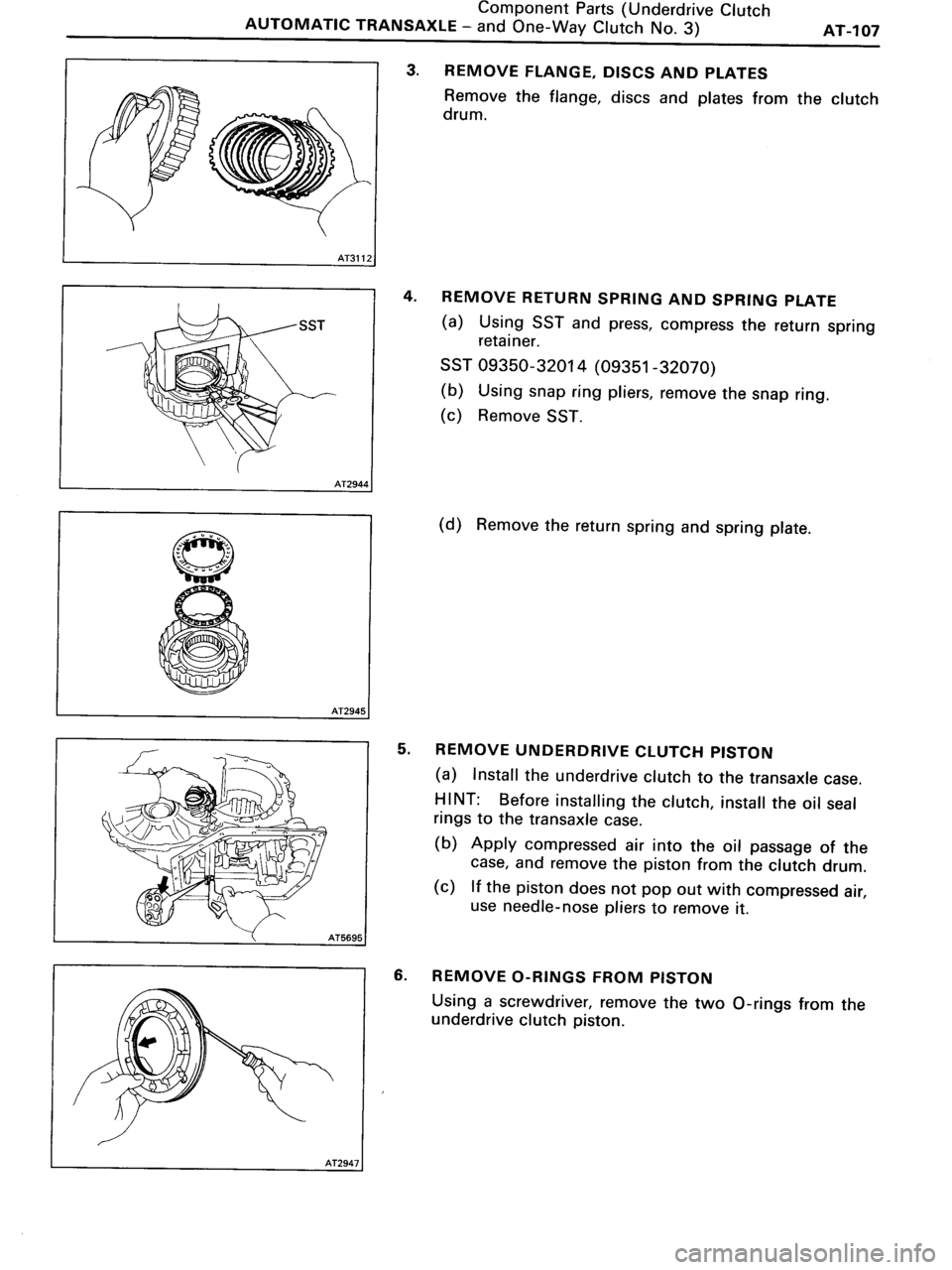 TOYOTA MR-2 1991  Factory Repair Manual 