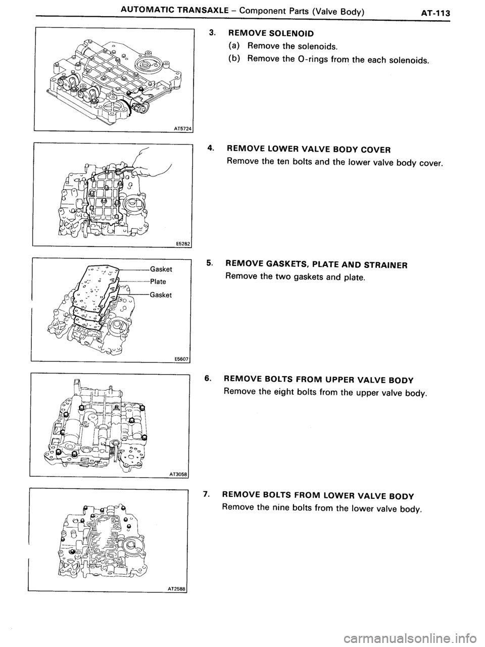 TOYOTA MR-2 1991  Factory Repair Manual 