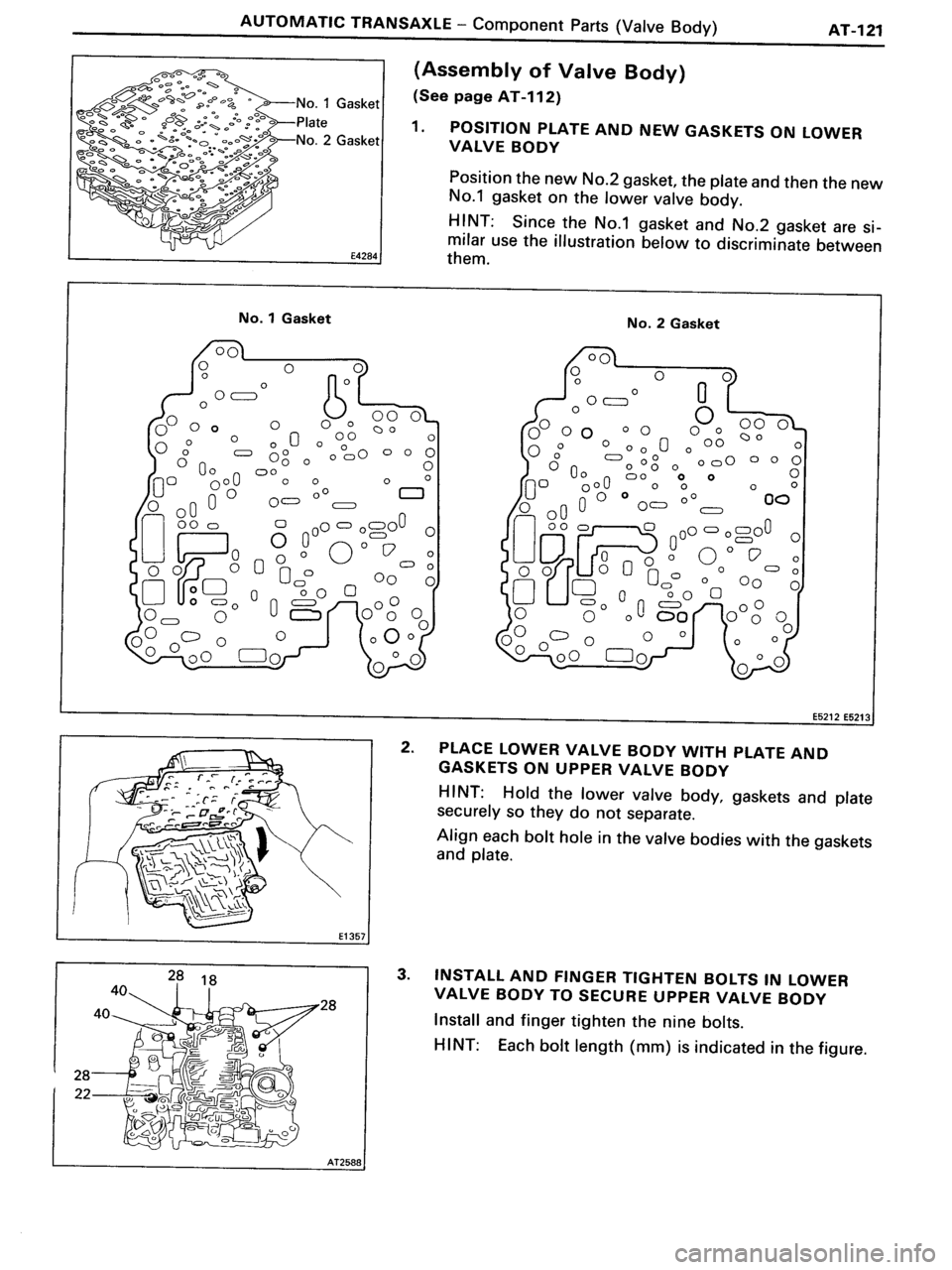 TOYOTA MR-2 1991  Factory Repair Manual 