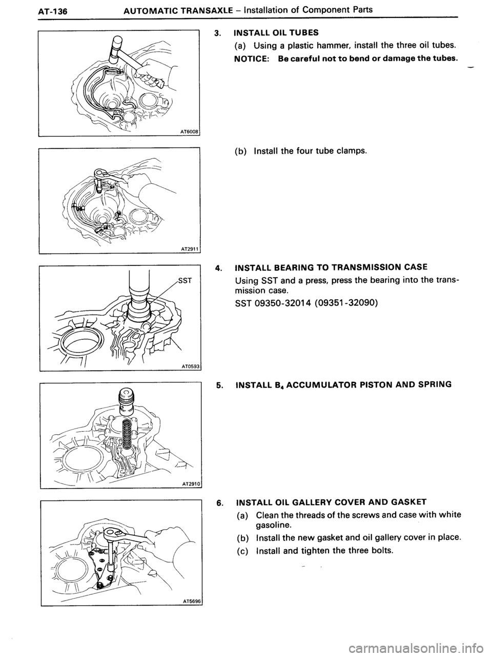 TOYOTA MR-2 1991  Factory Repair Manual 