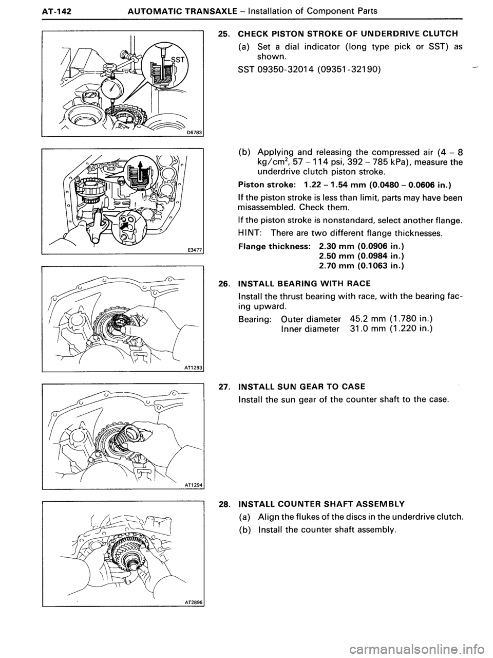 TOYOTA MR-2 1991  Factory Repair Manual 