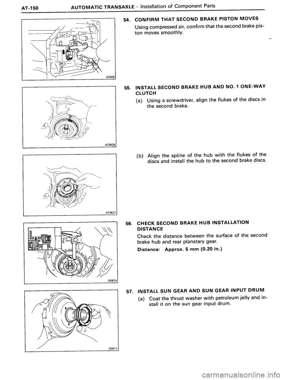 TOYOTA MR-2 1991  Factory Repair Manual 