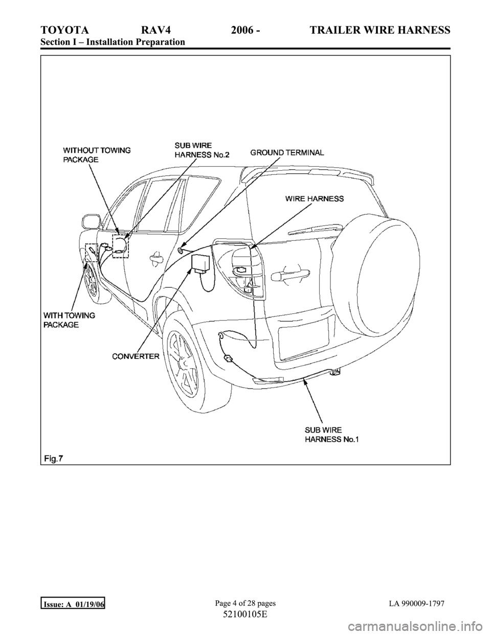 TOYOTA RAV4 2006  Service Repair Manual 