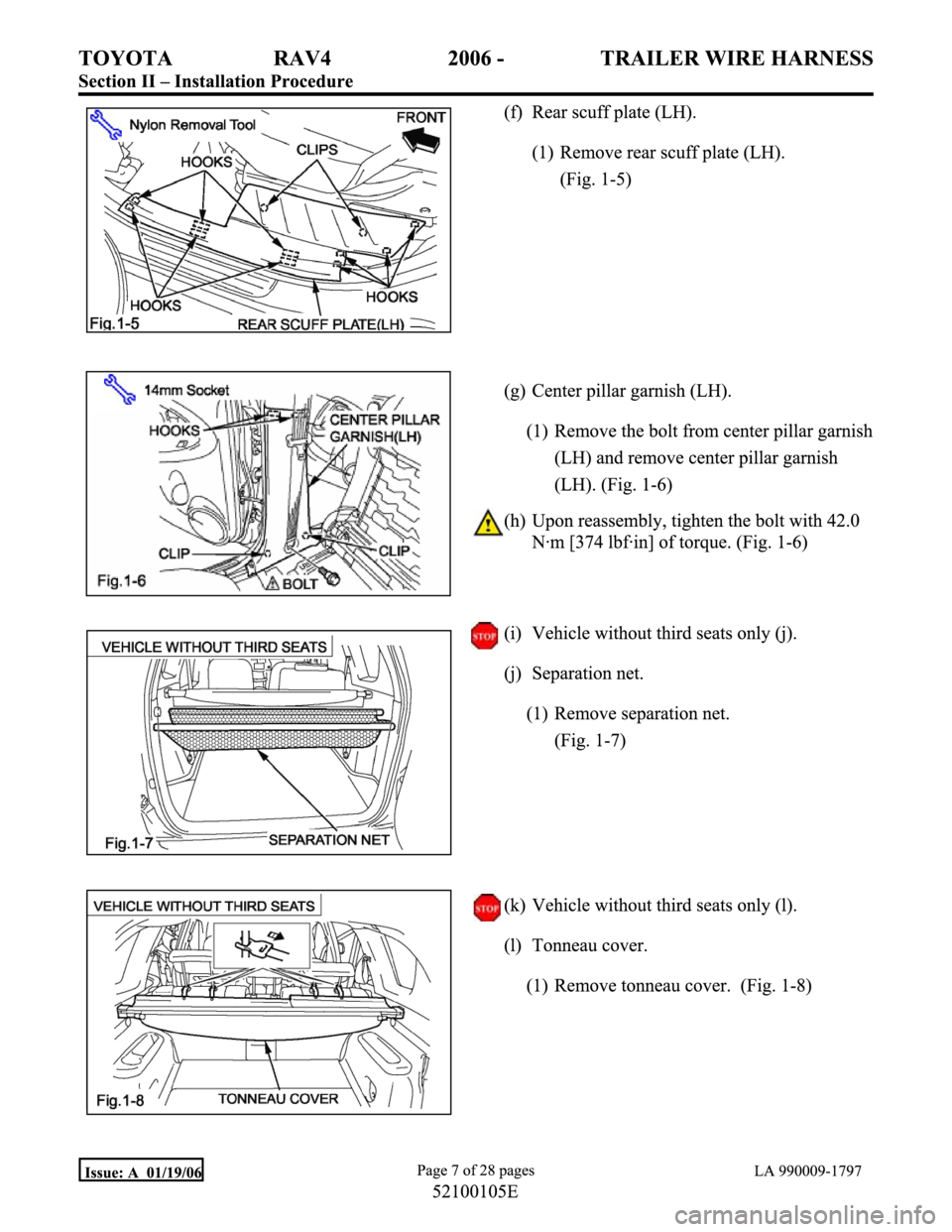 TOYOTA RAV4 2006  Service Repair Manual 