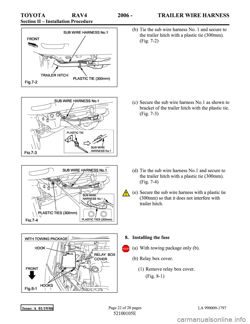 TOYOTA RAV4 2006  Service Repair Manual 