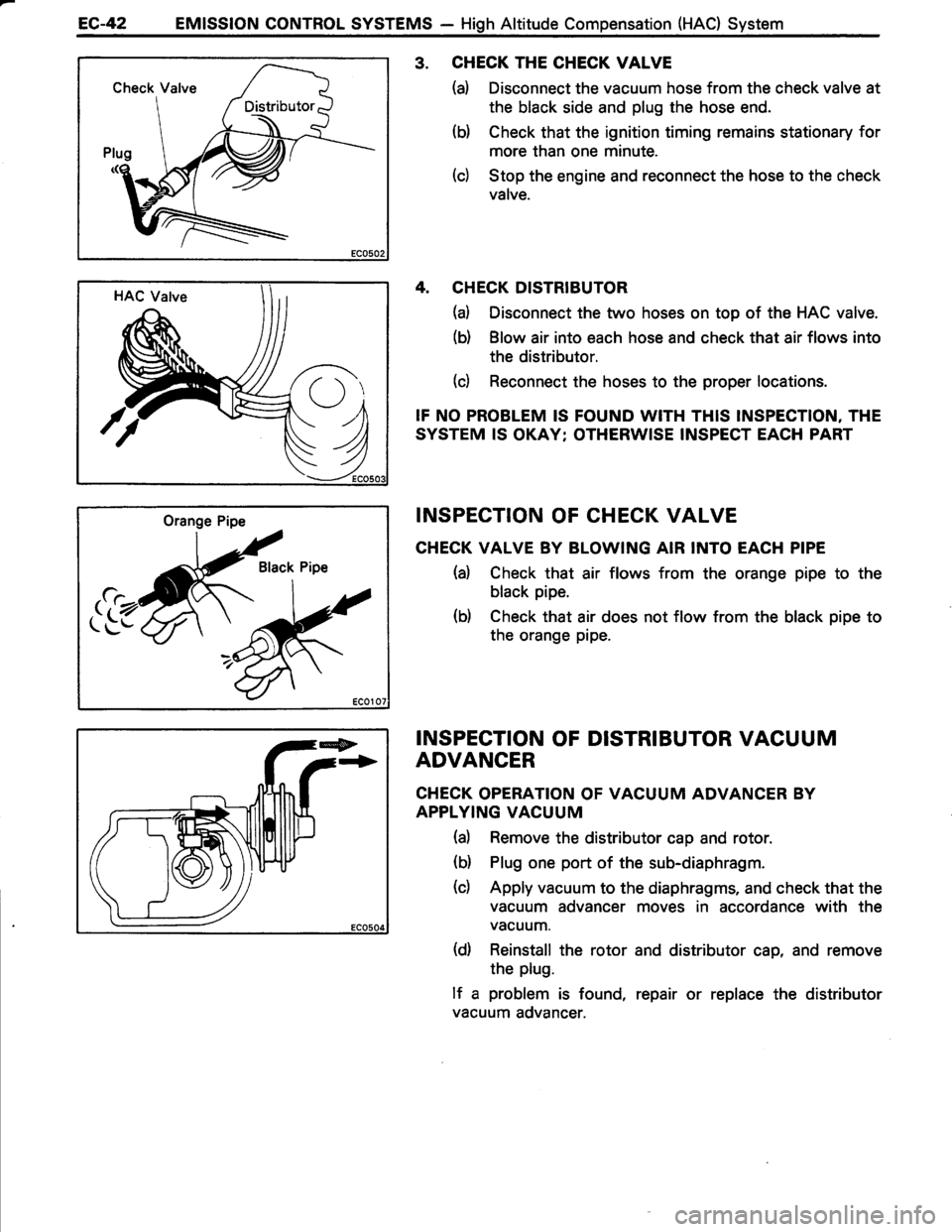 TOYOTA TERCEL 1985  Repair Manual 