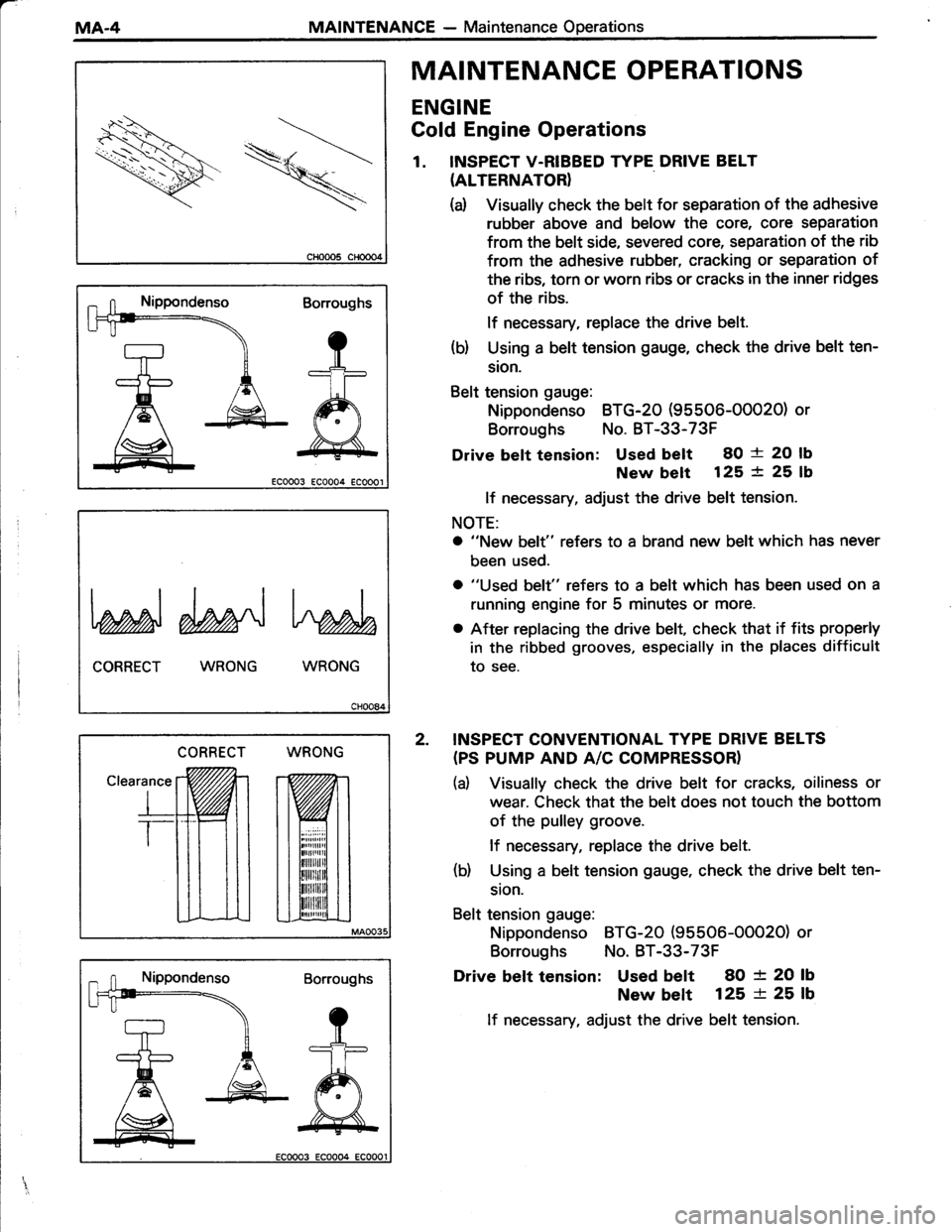TOYOTA TERCEL 1985  Repair Manual 