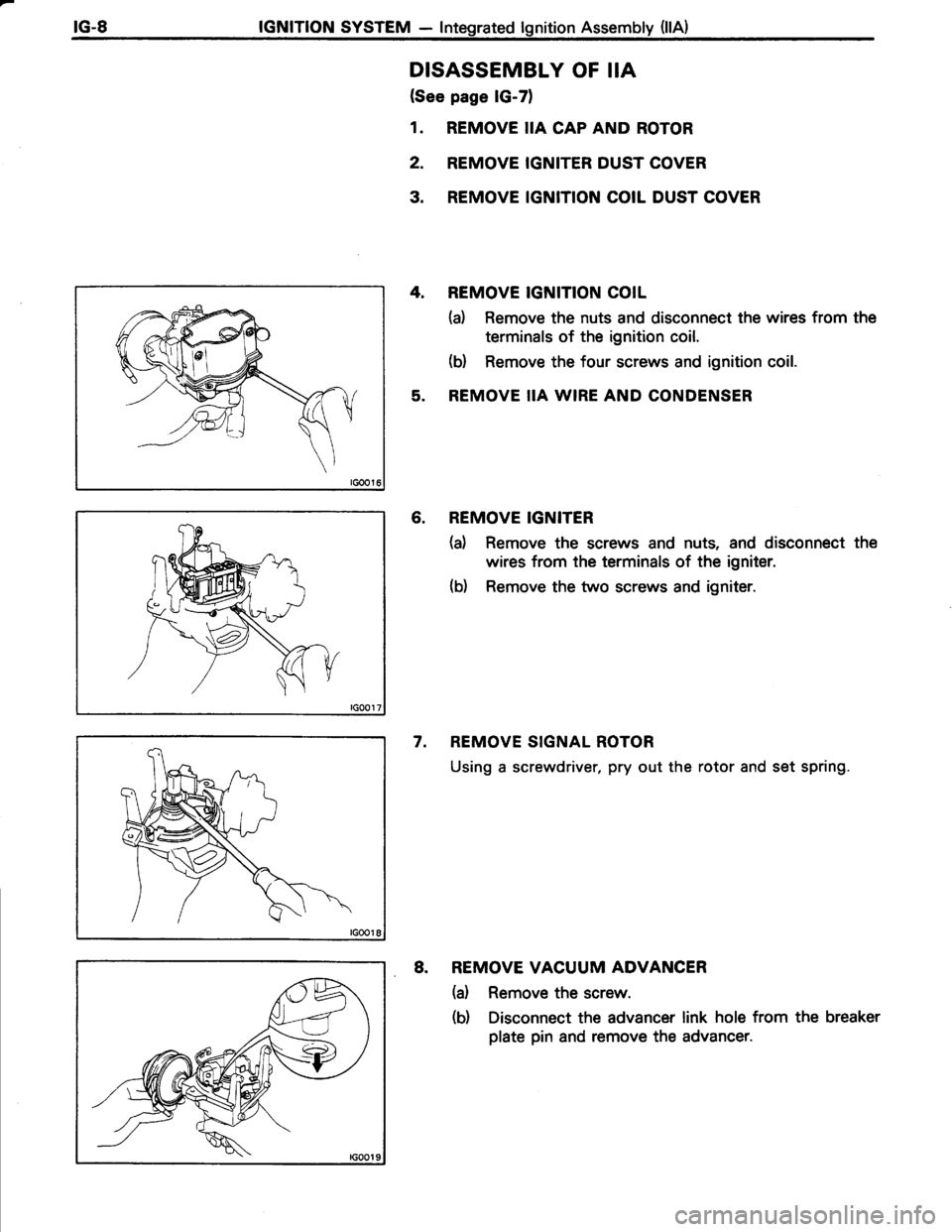 TOYOTA TERCEL 1985  Repair Manual 