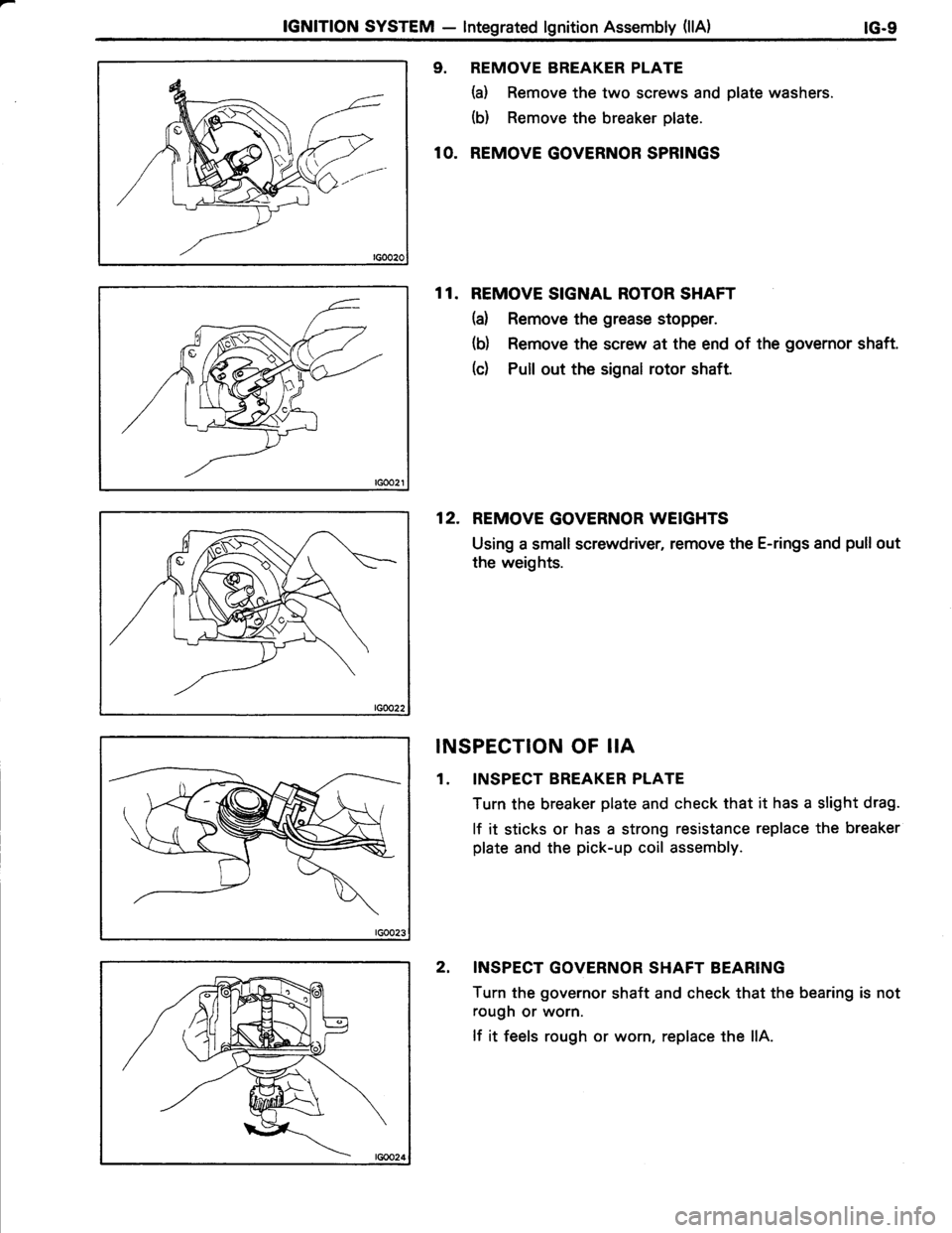 TOYOTA TERCEL 1985  Repair Manual 