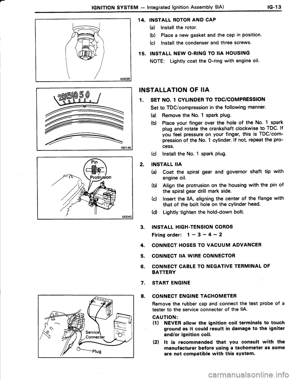 TOYOTA TERCEL 1985  Repair Manual 