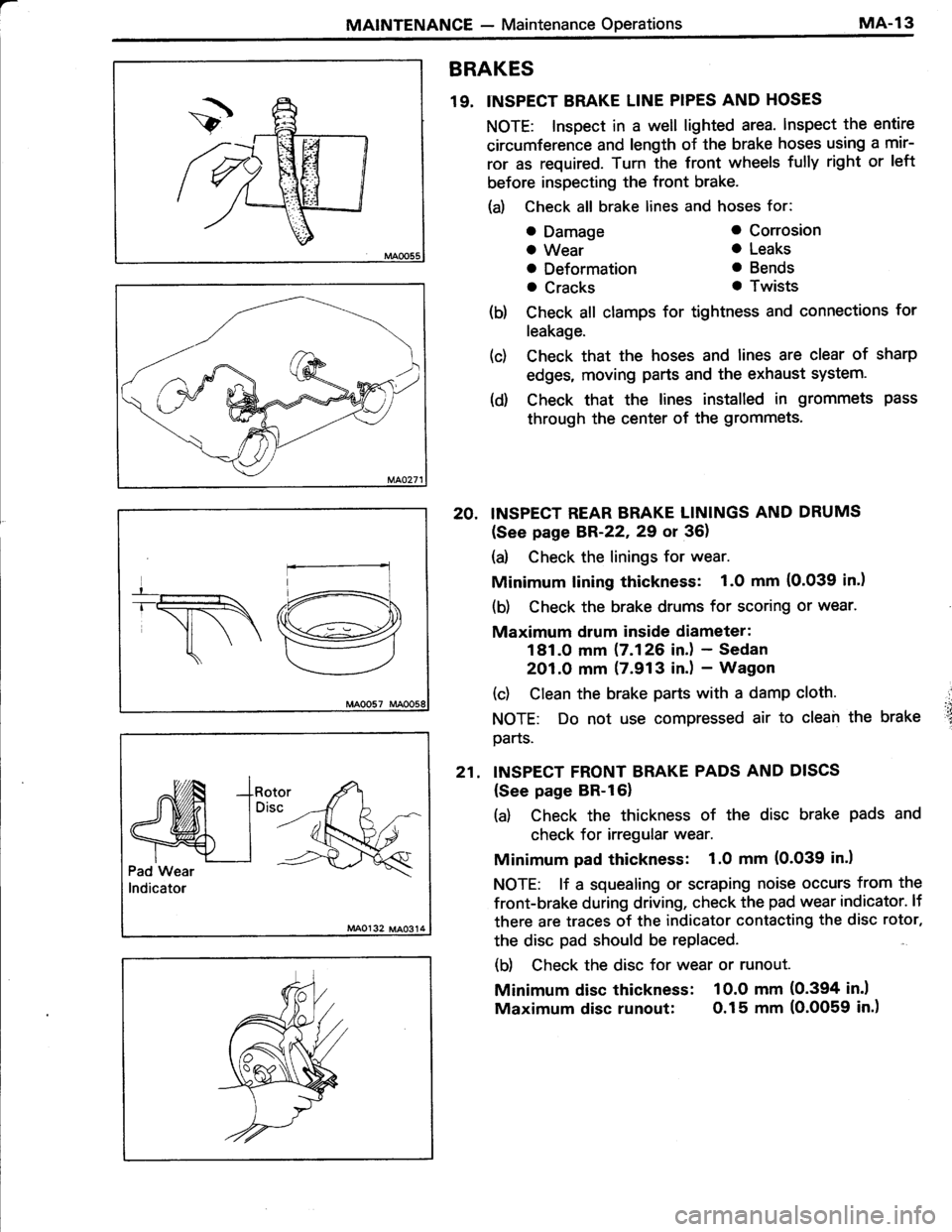 TOYOTA TERCEL 1985  Repair Manual 