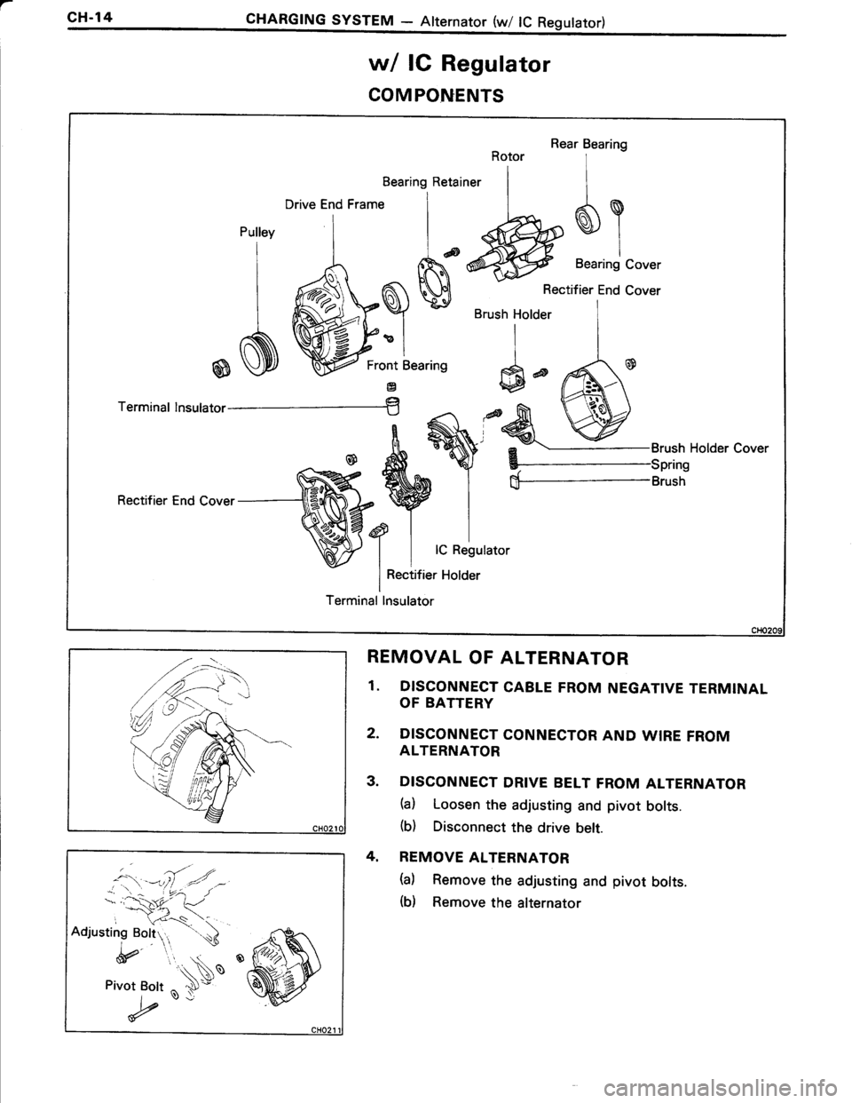 TOYOTA TERCEL 1985  Repair Manual 