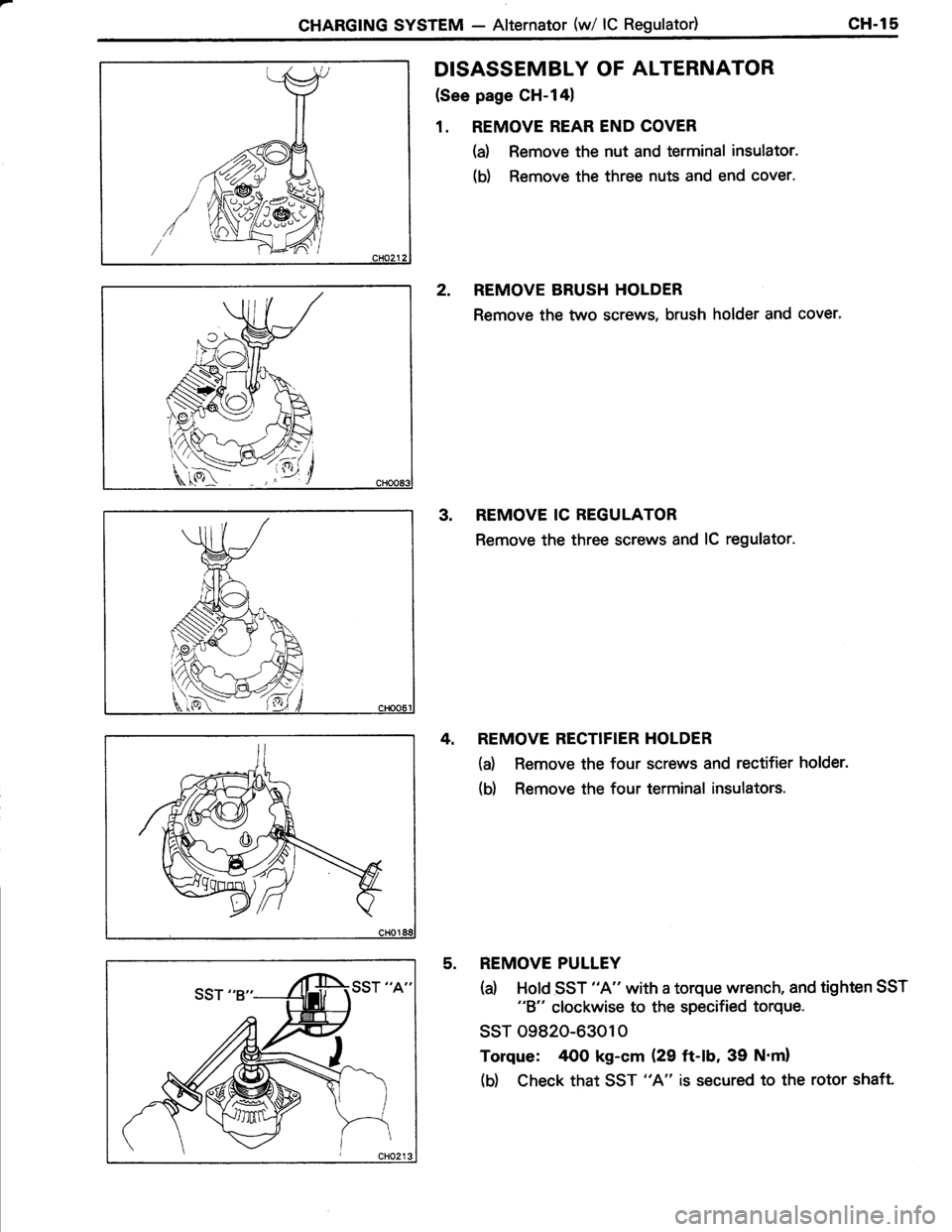 TOYOTA TERCEL 1985  Repair Manual 