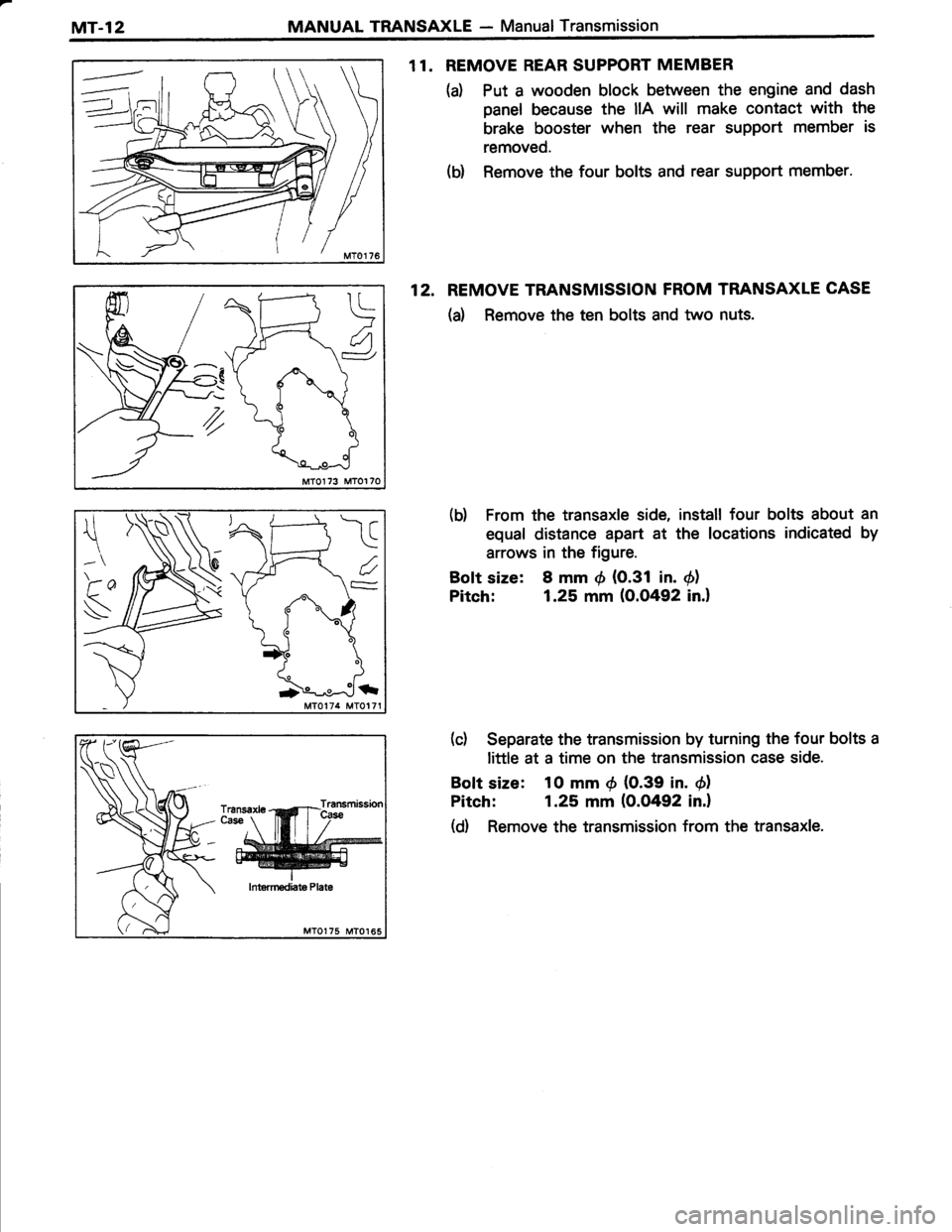 TOYOTA TERCEL 1985  Repair Manual 