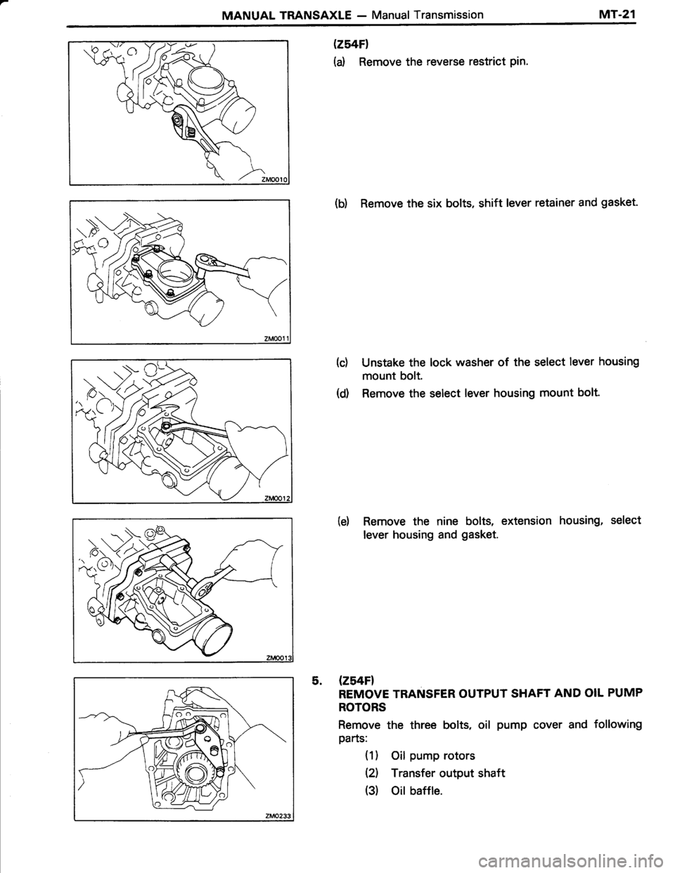 TOYOTA TERCEL 1985  Repair Manual 
