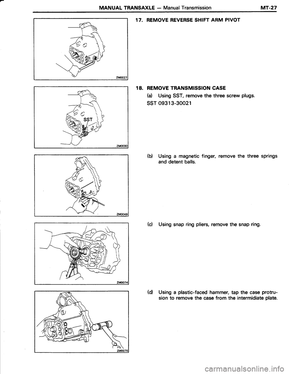 TOYOTA TERCEL 1985  Repair Manual 