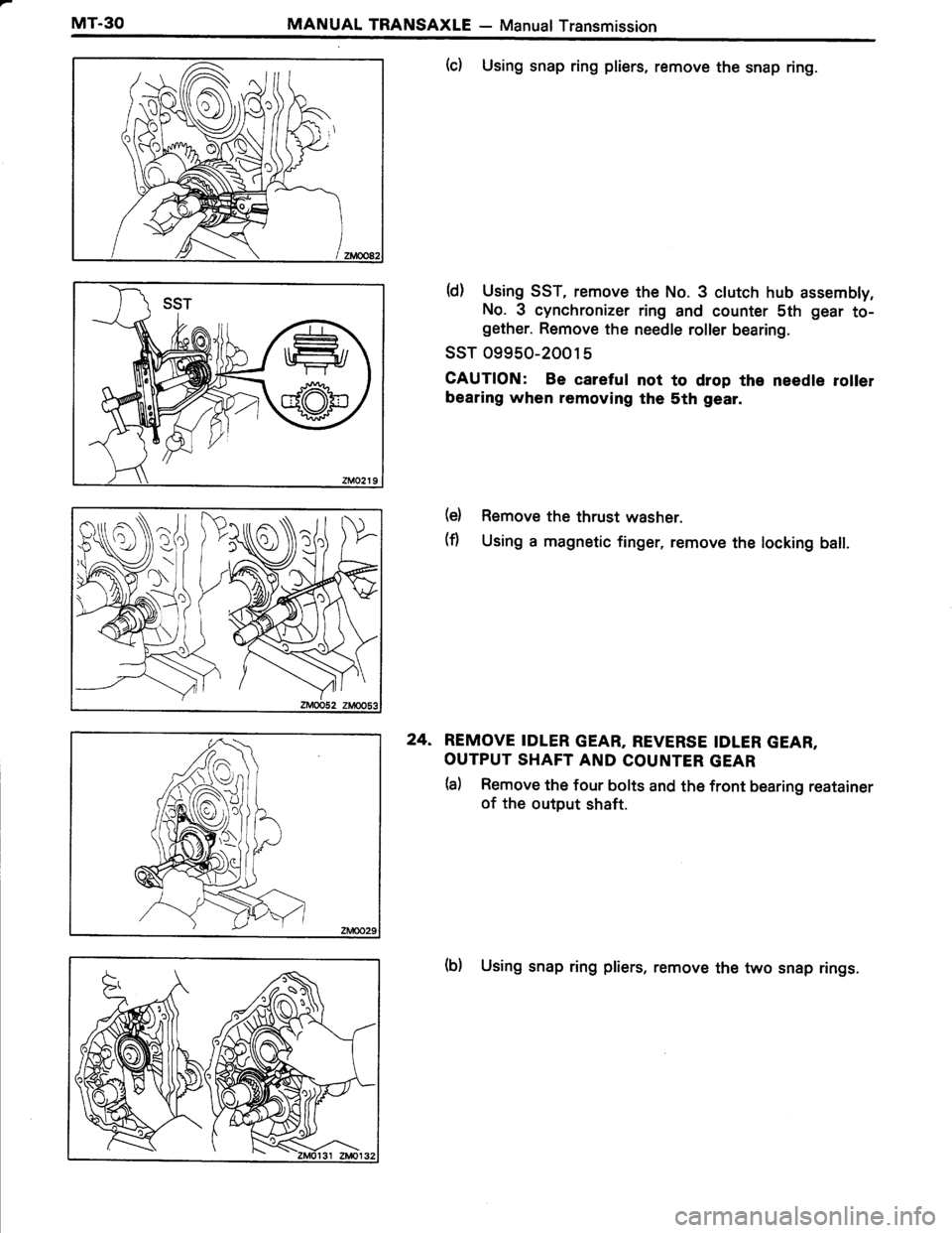 TOYOTA TERCEL 1985  Repair Manual 