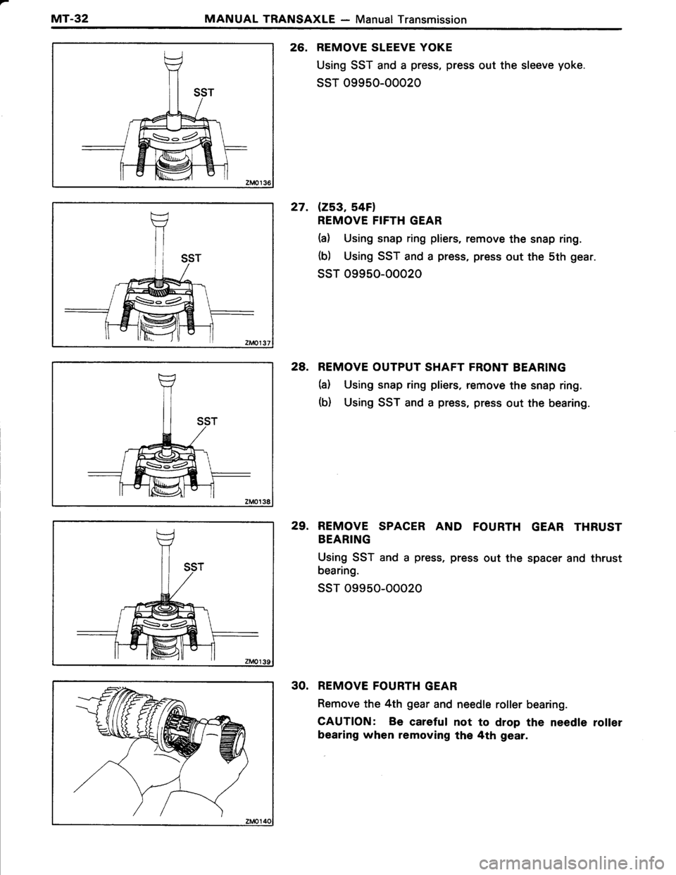 TOYOTA TERCEL 1985  Repair Manual 