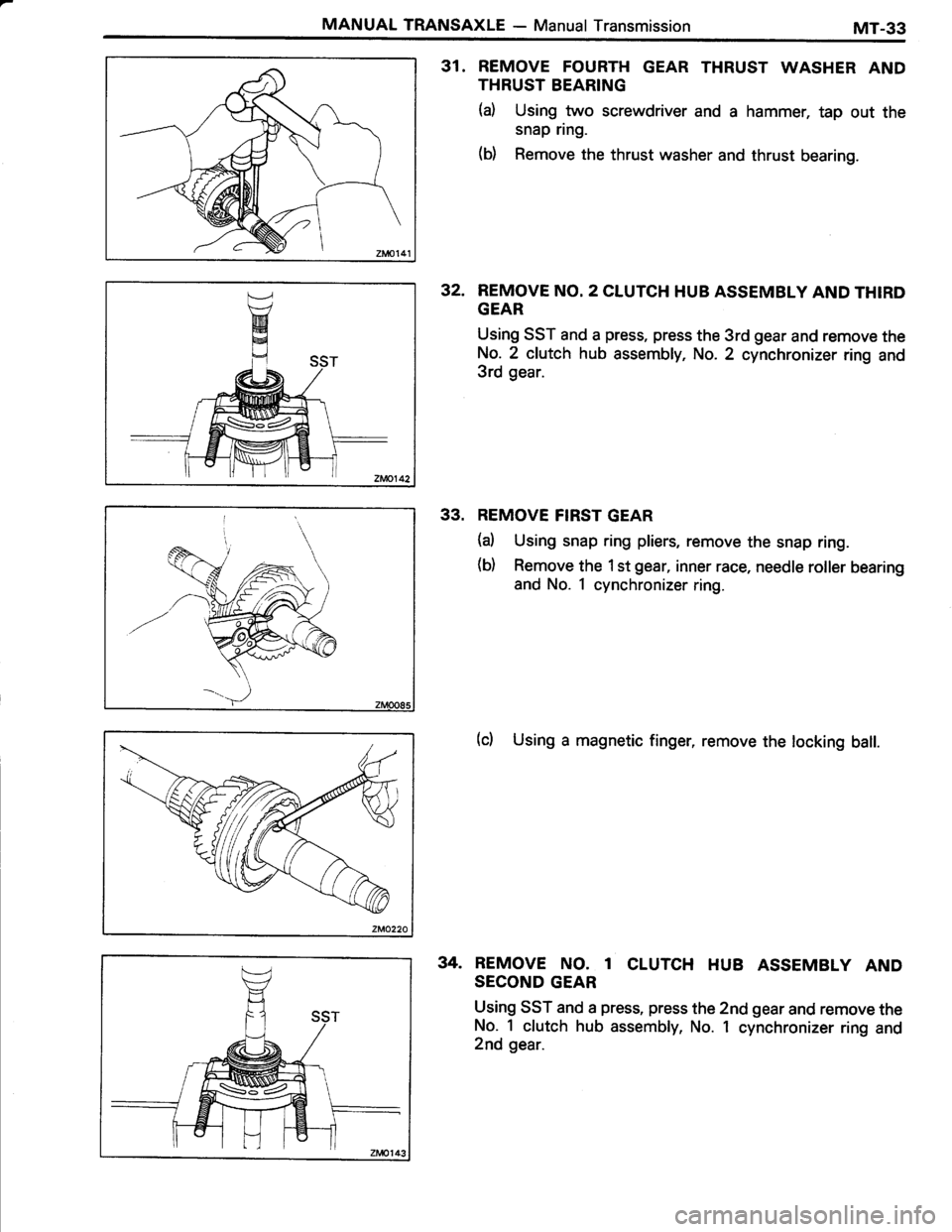 TOYOTA TERCEL 1985  Repair Manual 