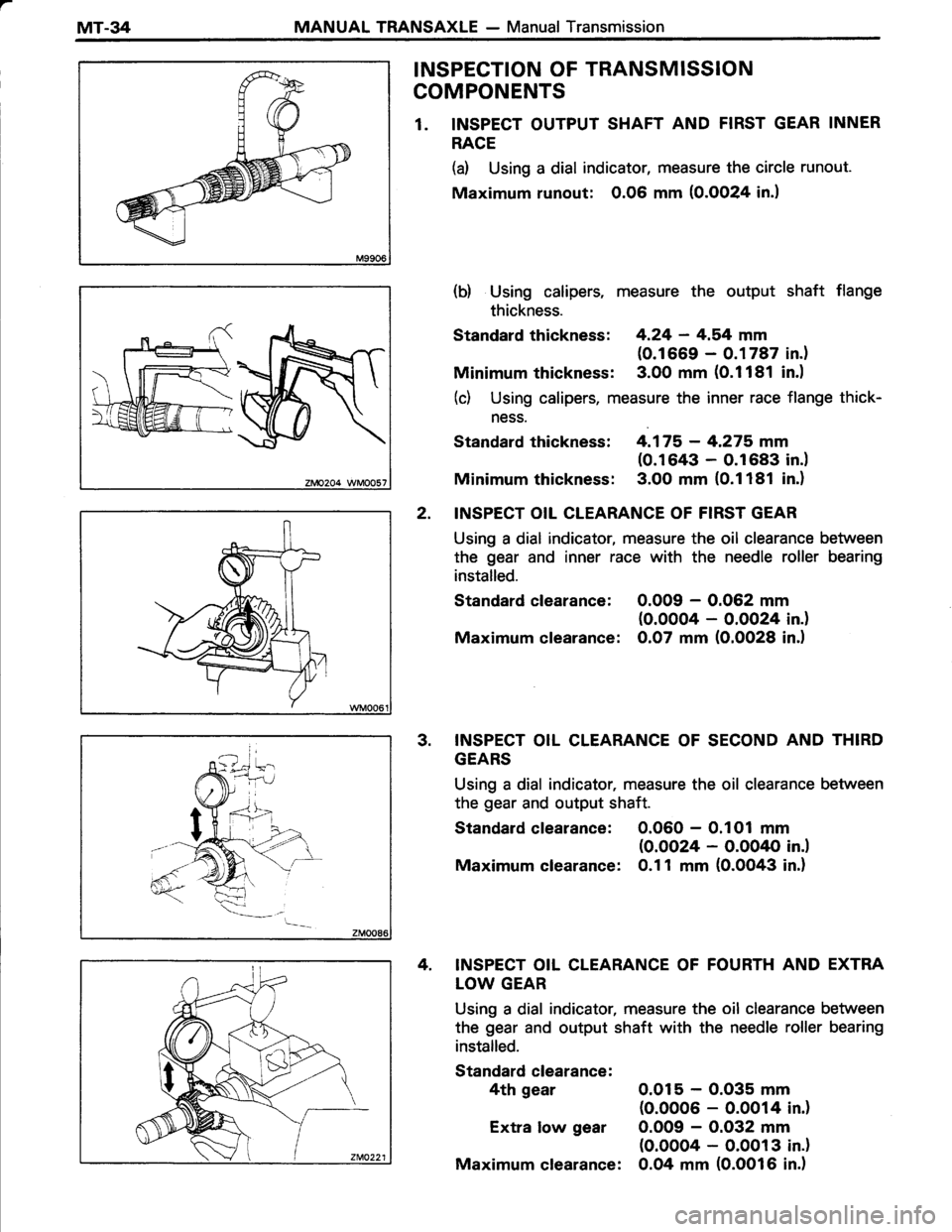 TOYOTA TERCEL 1985  Repair Manual 