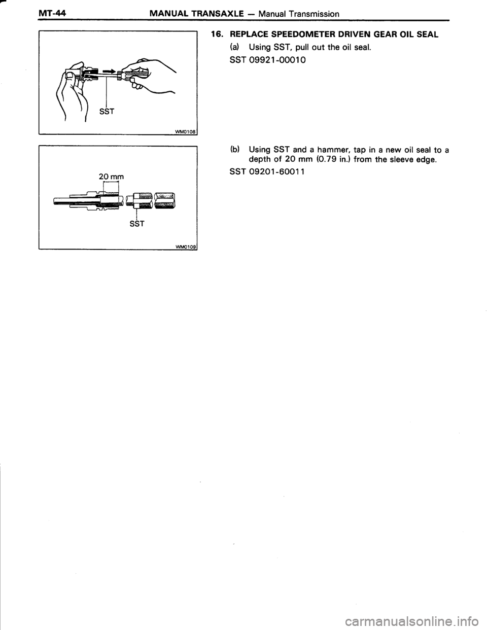 TOYOTA TERCEL 1985  Repair Manual 