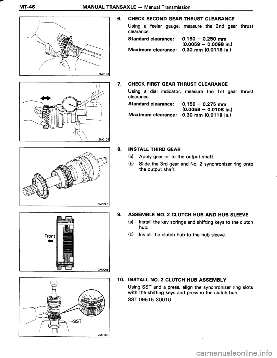 TOYOTA TERCEL 1985  Repair Manual 
