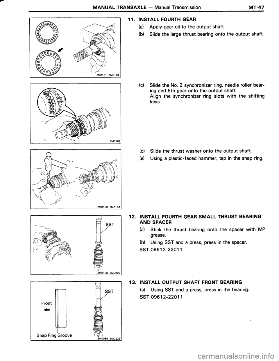 TOYOTA TERCEL 1985  Repair Manual 