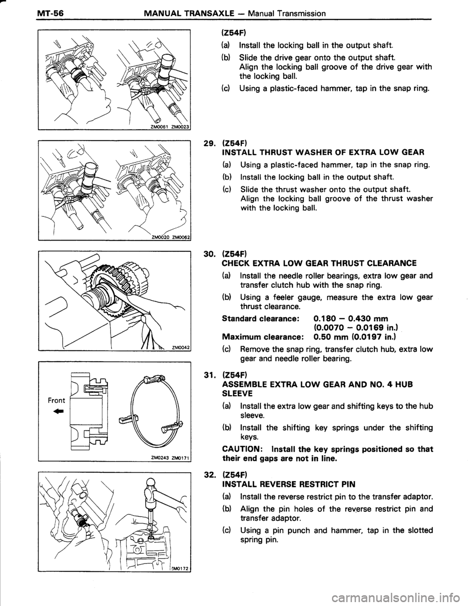 TOYOTA TERCEL 1985  Repair Manual 