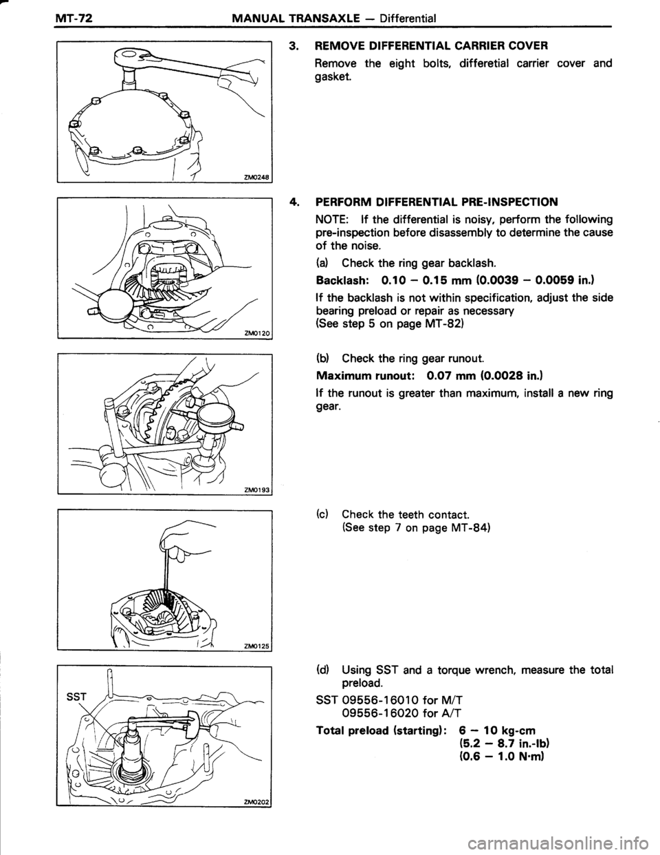 TOYOTA TERCEL 1985  Repair Manual 