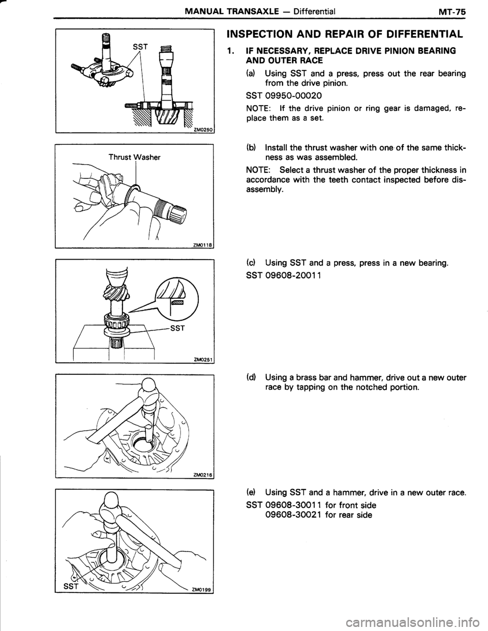 TOYOTA TERCEL 1985  Repair Manual 