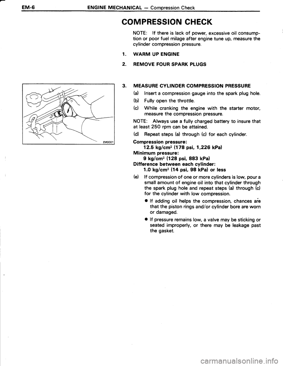 TOYOTA TERCEL 1985  Repair Manual 