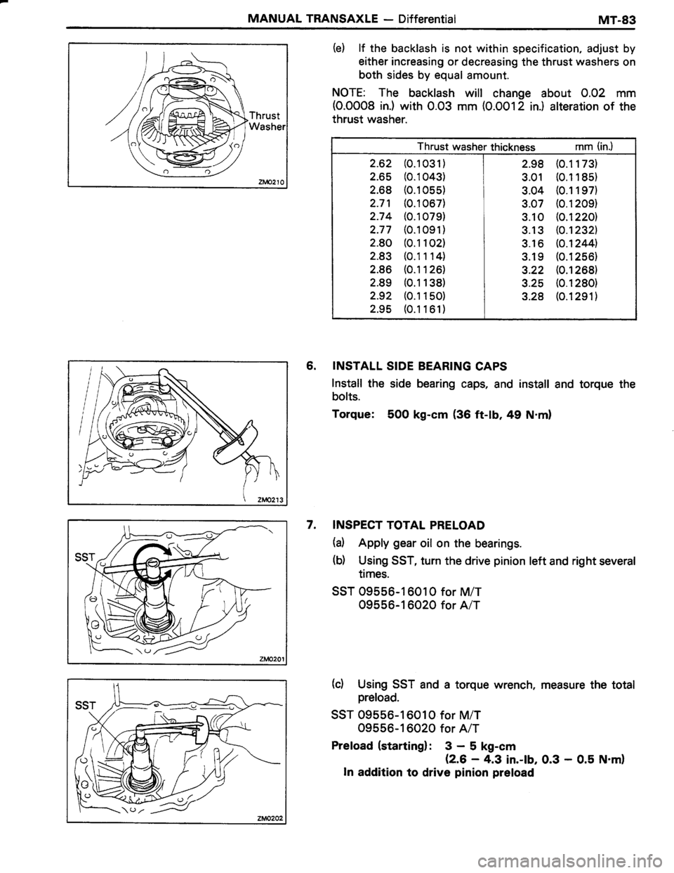 TOYOTA TERCEL 1985  Repair Manual 
