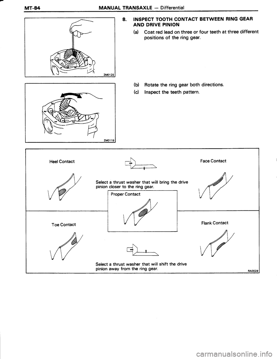 TOYOTA TERCEL 1985  Repair Manual 