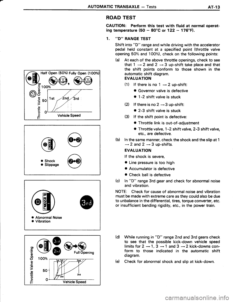 TOYOTA TERCEL 1985  Repair Manual 