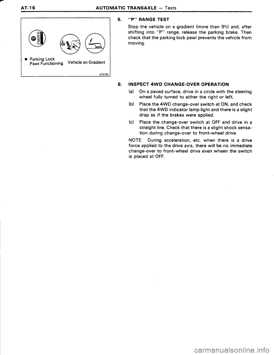 TOYOTA TERCEL 1985  Repair Manual 